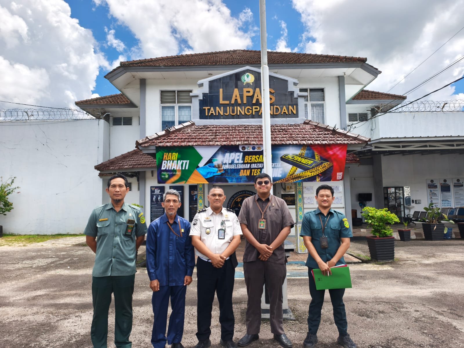 Lapas Tanjung Pandan Perkuat Sinergi, Terima Kunjungan Wasmat Hakim dan Panitera PN